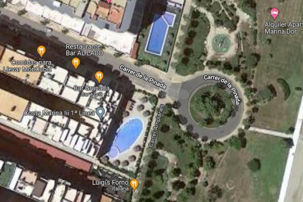 Primera Linea De Playa, Pies En La Arena, Marina D'Or Magic Word El Borseral Luaran gambar